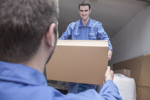 Man With Van Yiewsley team preparing a safe move with equipment