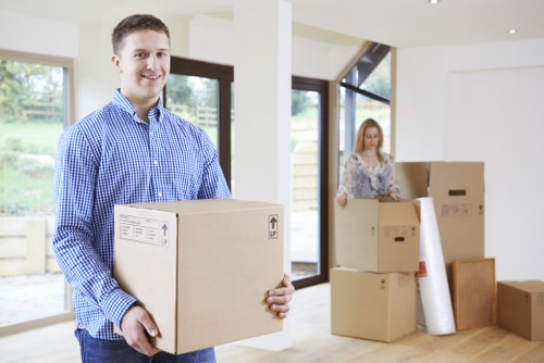 Removal van service planning for a move with stair access
