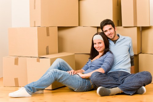 Local moving van used for home or business relocation in Yiewsley