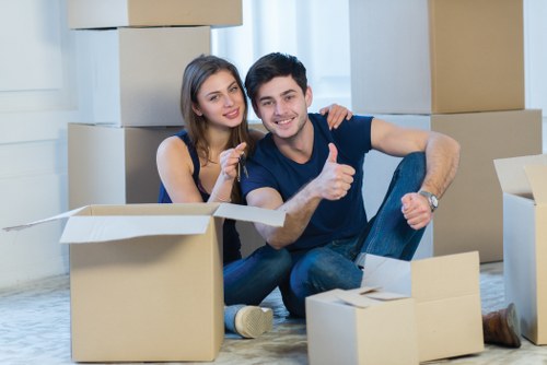 Furniture loading support for a Yiewsley move