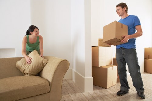 Packing and transport for an office move in Yiewsley