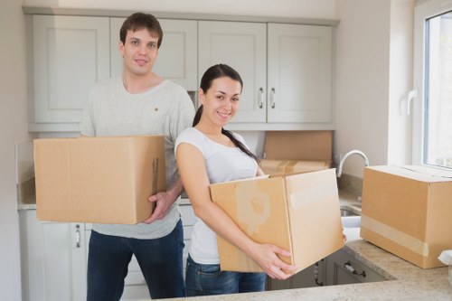 A well-organised home removal setup for customers in Yiewsley